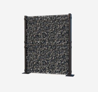 Clôture gabion