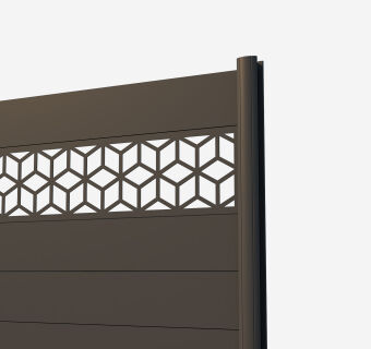 Tôle déco horizontale aluminium